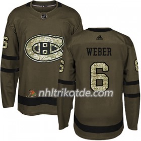 Montreal Canadiens Trikot Shea Weber 6 Adidas 2017-2018 Camo Grün Authentic - Herren